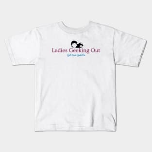 Ladies Geeking Out Kids T-Shirt